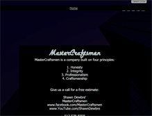 Tablet Screenshot of mastercraftsmeninc.com